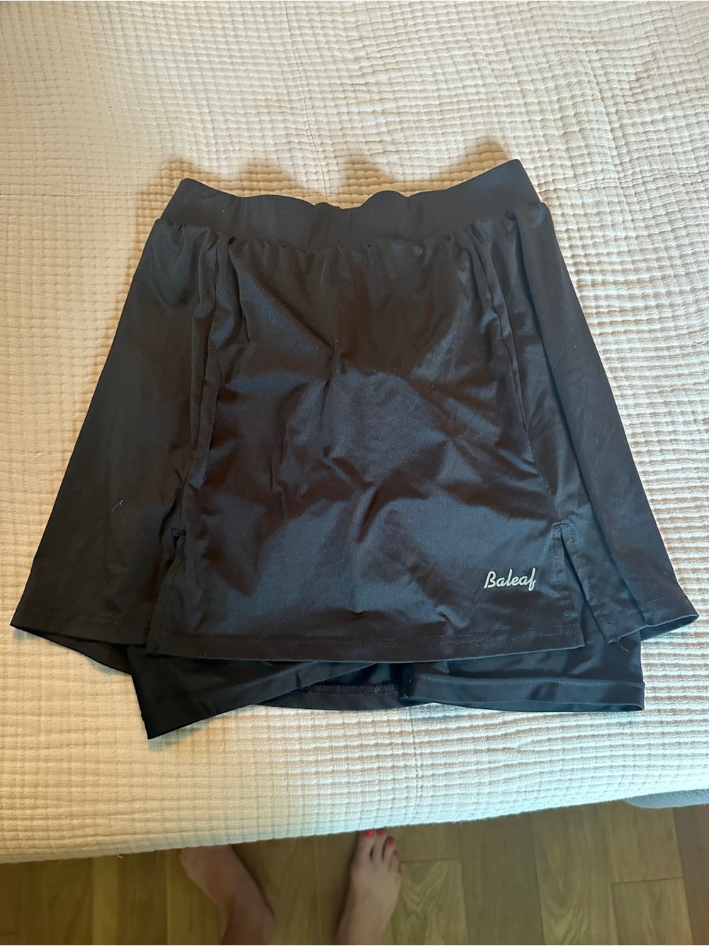 Baleaf Black Athletic Biking Skort